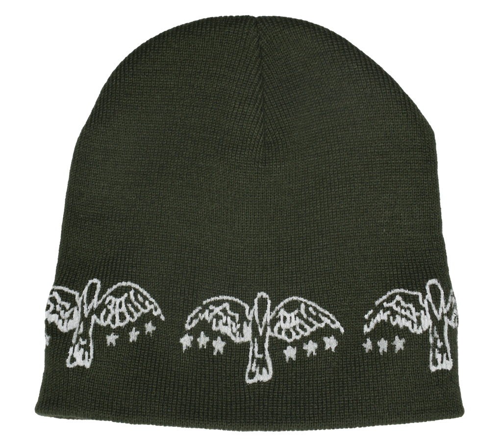 Bird Beanie (Olive)