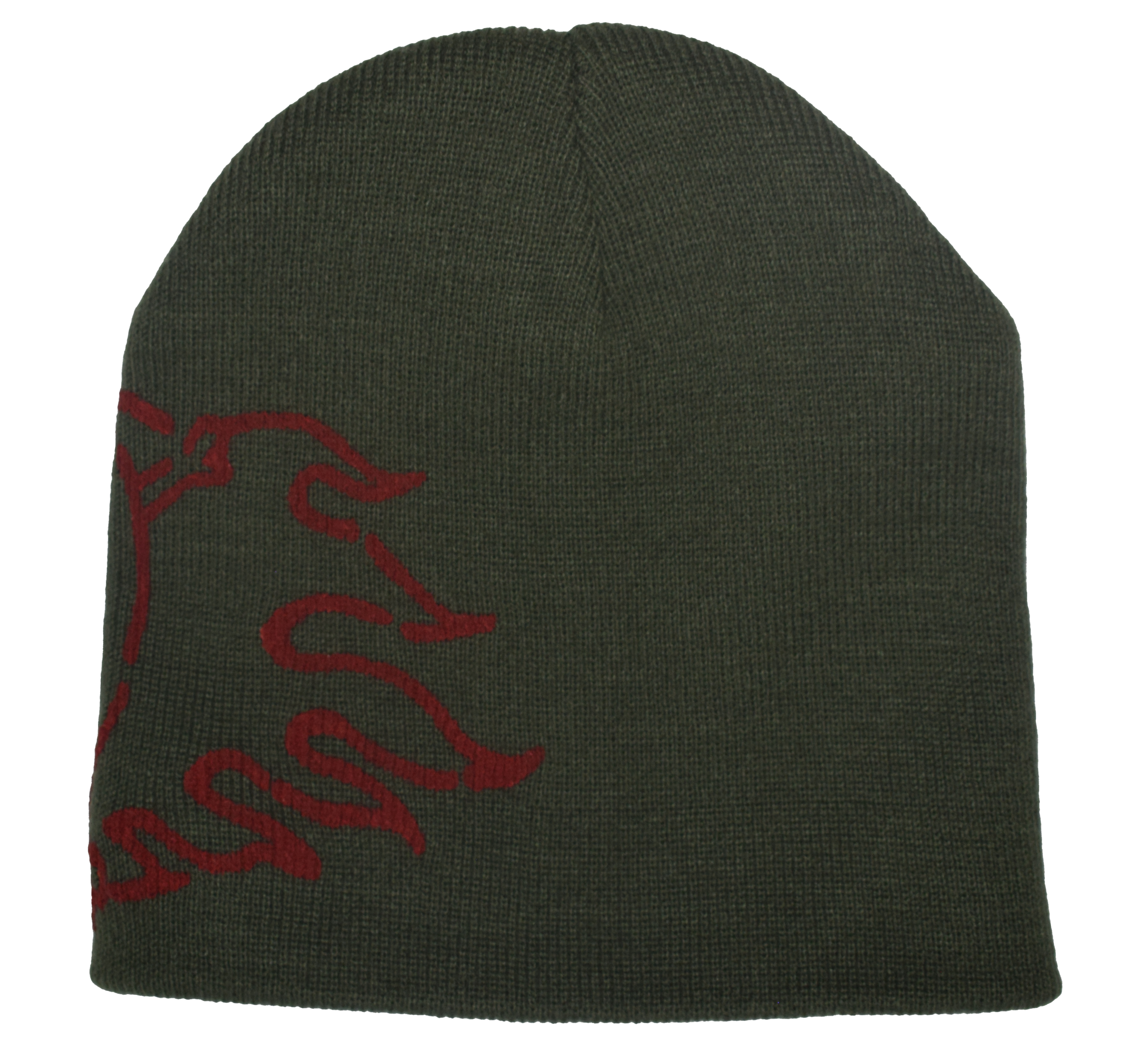 Skulls Beanie (Olive)